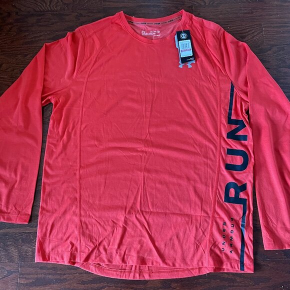 Mens Under Armour 2XL Sunburst Heat Gear Fitted Long Sleeve - Picture 1 of 3